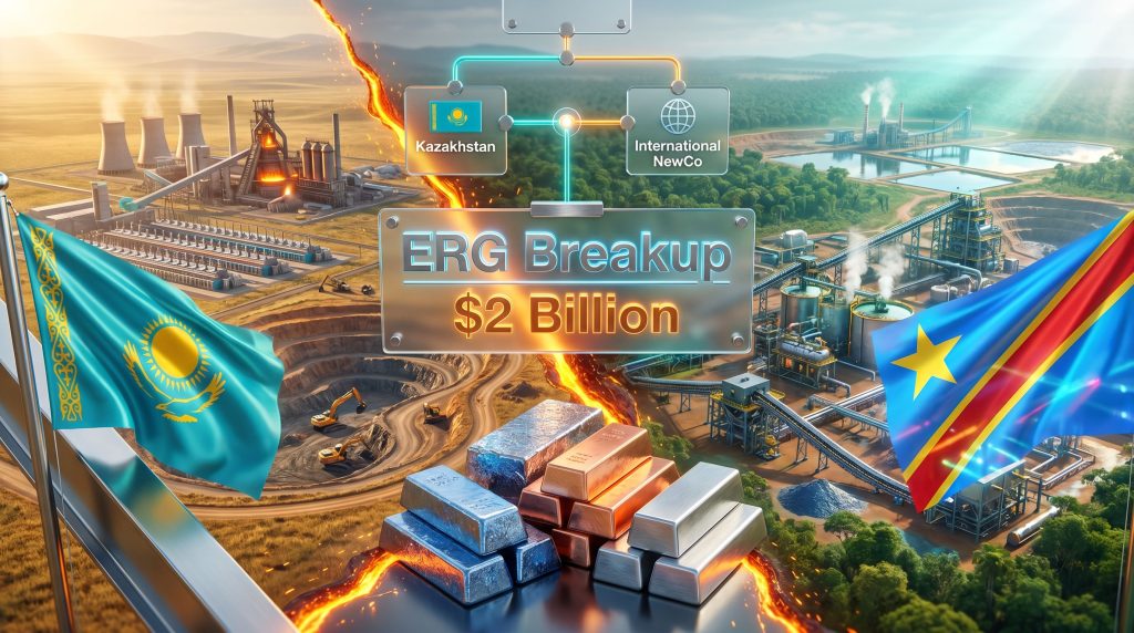 ERG breakup to split assets between owners infographic