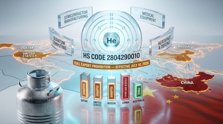 China helium export controls disrupt global supply