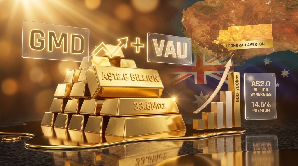 Genesis Minerals and Vault Minerals merger infographic