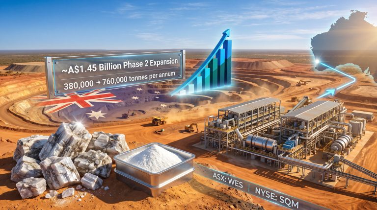 Wesfarmers Mt Holland Lithium Expansion 2026