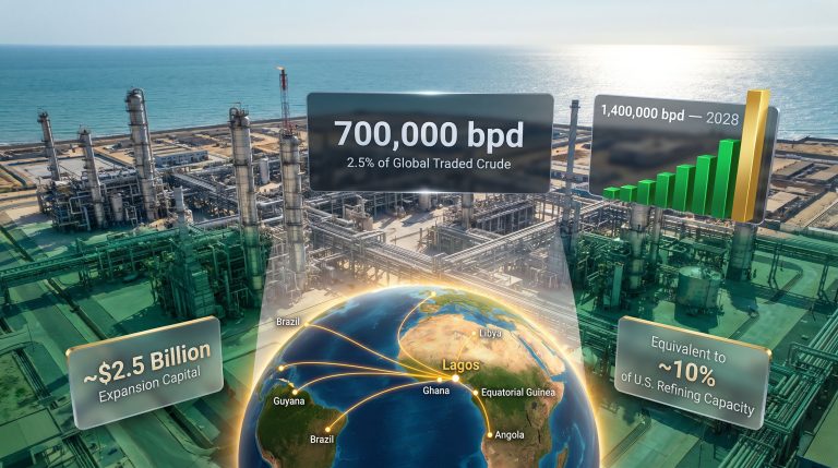 Dangote Refinery: 2.5% of Global Crude Oil Trade