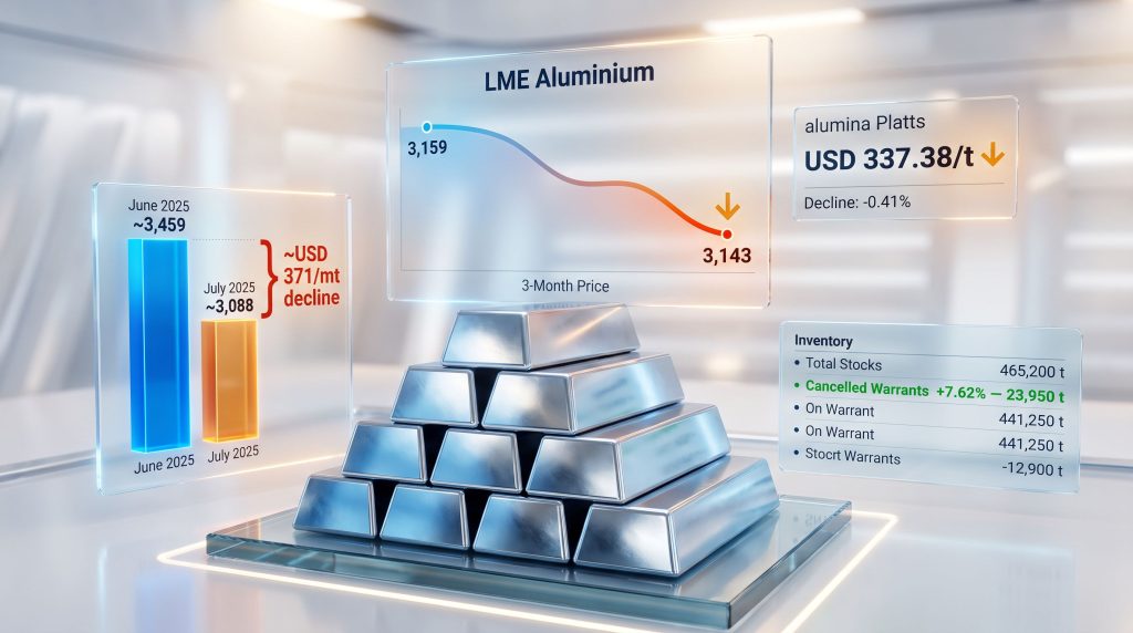LME Aluminium Price Cools After Brief Recovery