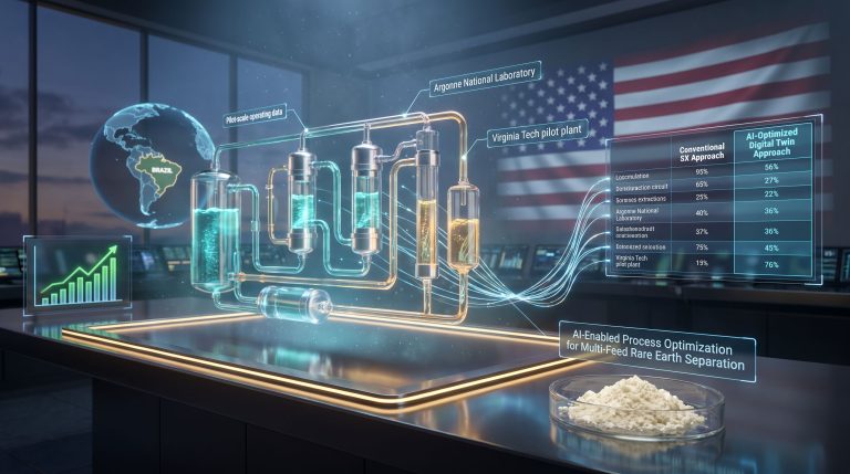 Aclara AI Digital Twin for Rare Earth Separation