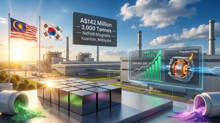 Lynas Rare Earths Malaysian magnet factory deal visual