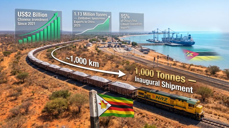 Zimbabwe Lithium Rail Exports Through Mozambique