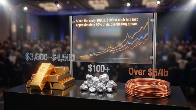Rick Rule Symposium gold silver and copper outlook chart