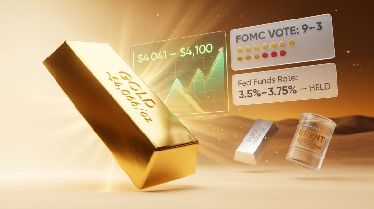 Fed 9-3 Vote: What It Means for Gold Price in 2026