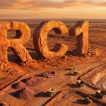 Redcastle Resources Ltd-RC1-RC1 giant rock letters at mine