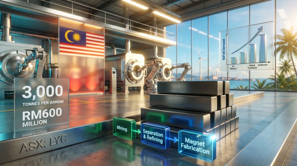 Lynas JS Link Malaysian magnet factory deal illustration