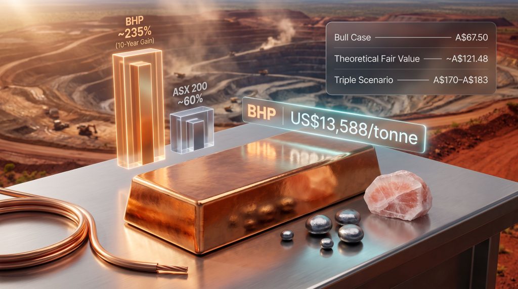 BHP shares could triple again mining outlook