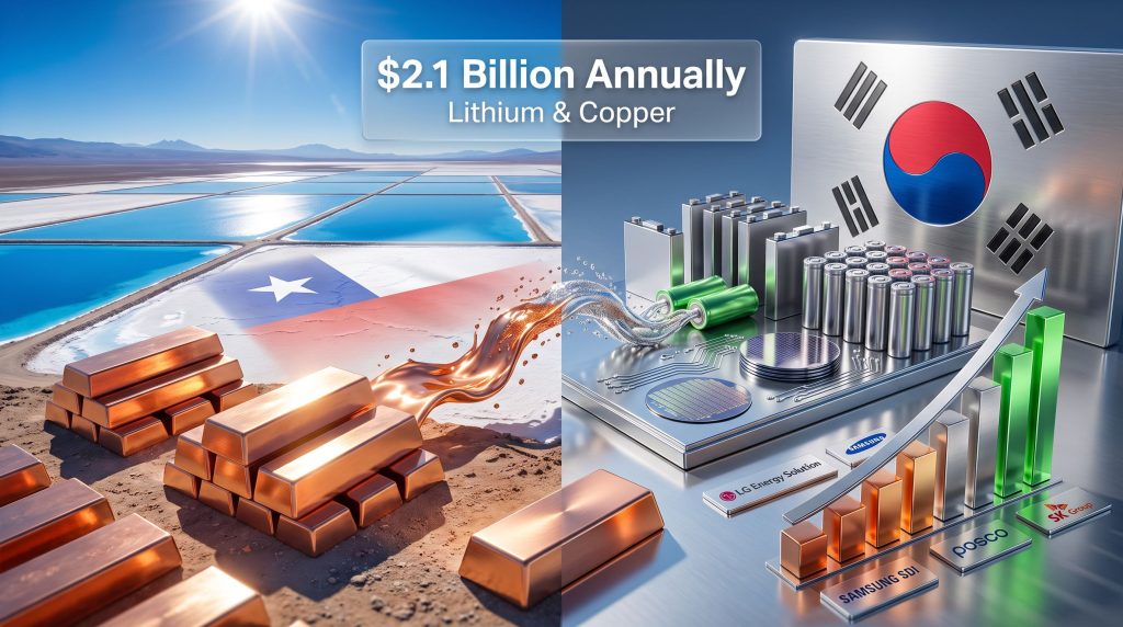 South Korea & Chile Lithium and Copper Partnership