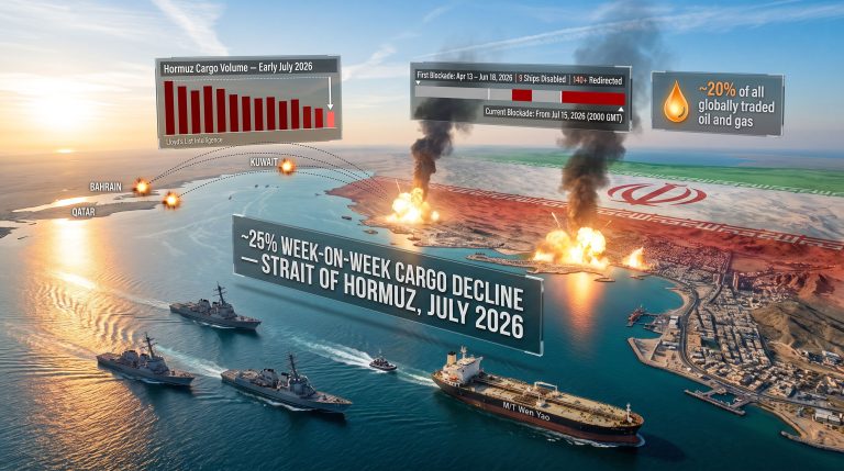 US Strikes Iran 6th Straight Night: Hormuz Crisis
