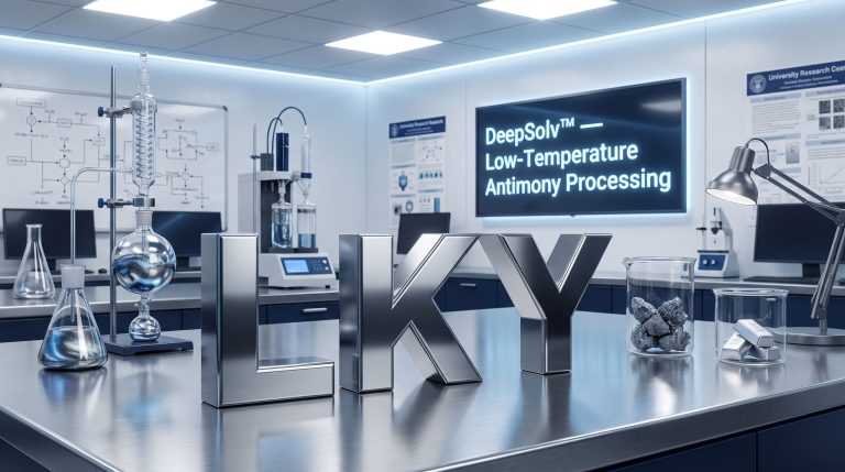 Locksley Resources Ltd-LKY-Low-temperature antimony processing laboratory setup