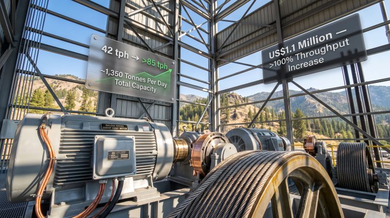 Galena Shaft Upgrade Doubles Americas Gold Hoisting Cap