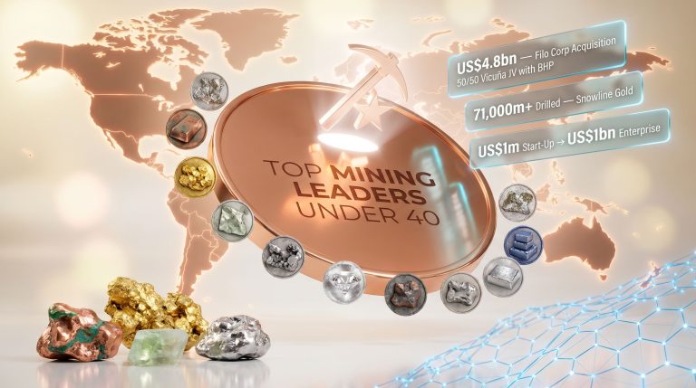 Top mining leaders under 40 infographic