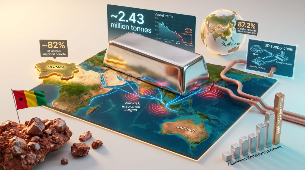 upstream aluminium market geopolitics supply disruption map