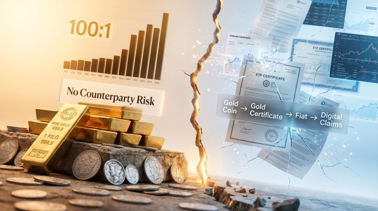 physical gold and silver vs paper markets comparison