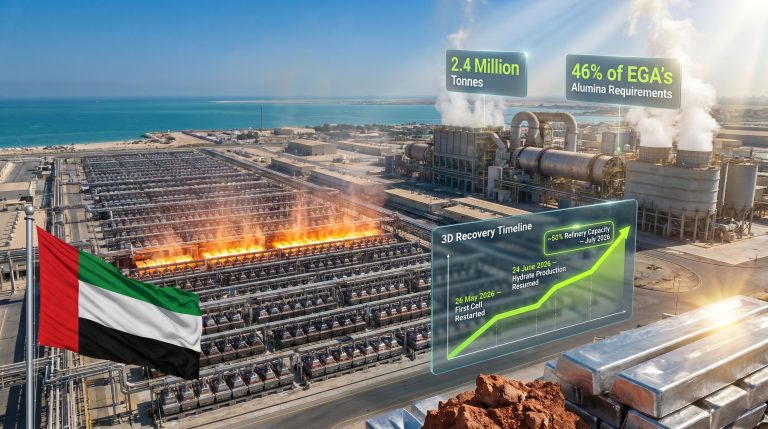 EGA restarts alumina production at Al Taweelah refinery