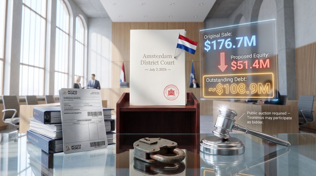 Glencore Access World buyback rejected by Dutch court courtroom graphic