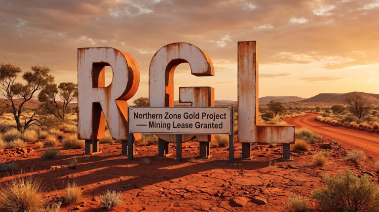 Riversgold Ltd-RGL-RGL Northern Zone Gold Project sign