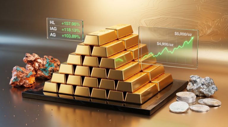bull market in gold and mining stocks surge