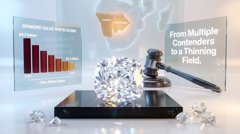 Bruce Cleaver withdraws from De Beers bidding illustration