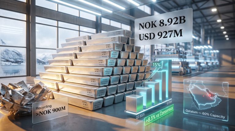Norsk Hydro Q2 profit offsets Qatar hit