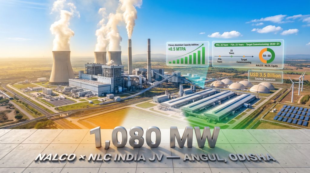 NALCO NLC India power plant JV in Odisha infographic