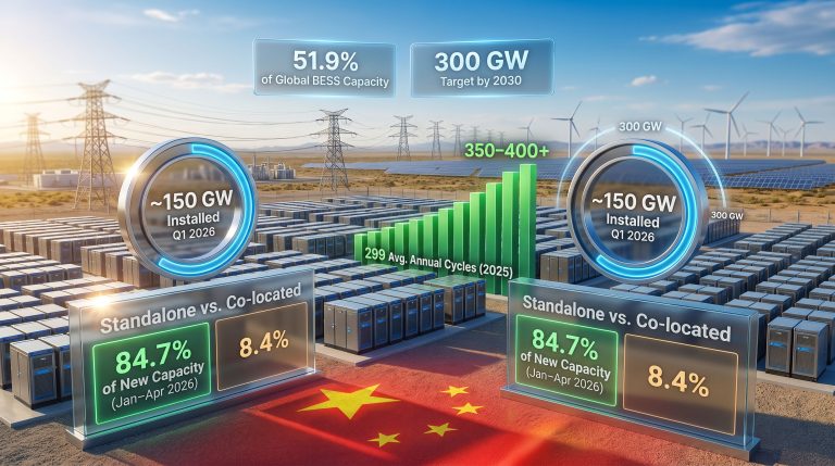 China battery storage market shift from scale to utilization infographic