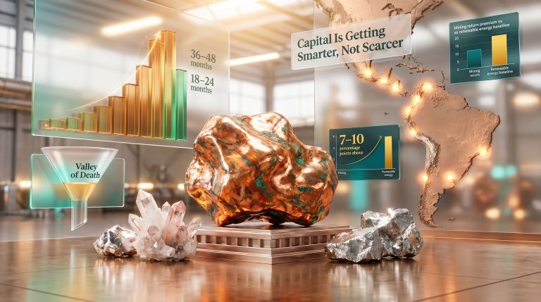 Mining investment uncertainty in capital markets