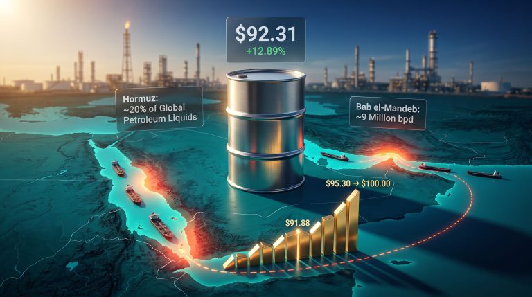 WTI Surges as Middle East Shipping Risks Mount