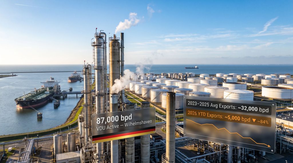 Glencore Wins Wilhelmshaven Refinery Processing Contract