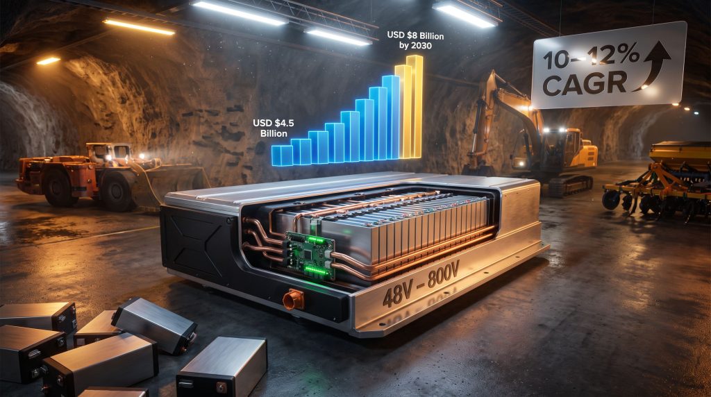 Battery packs for off-highway vehicles market growth
