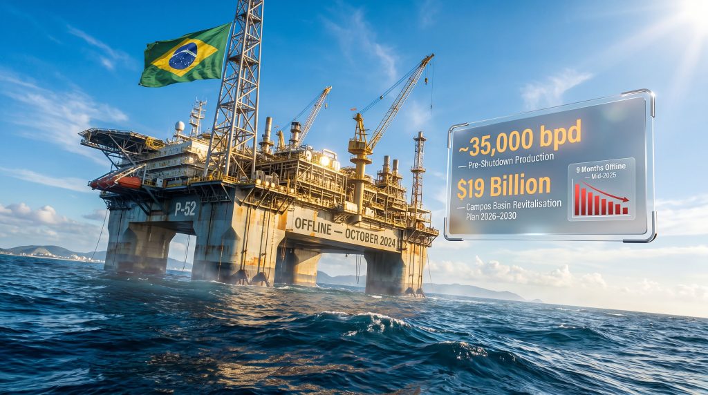 Petrobras P-52 Restart Delay After Gas Leak