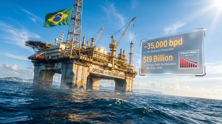 Petrobras P-52 Restart Delay After Gas Leak