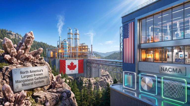 North American Critical Manganese Alliance industrial partnership facility