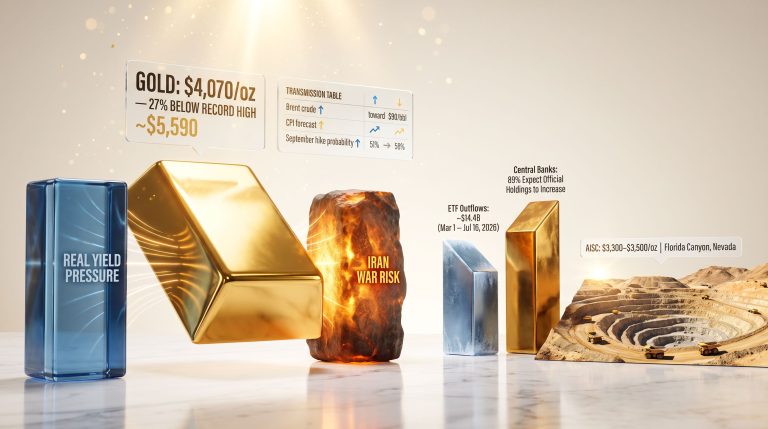 Gold Range-Bound Despite Iran War Risk in 2026