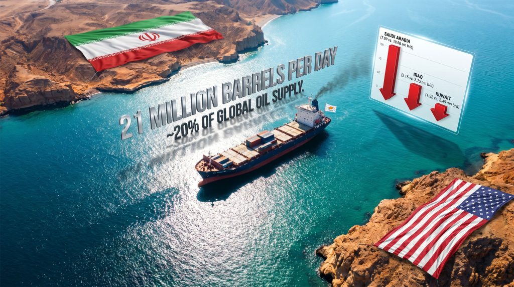 Iran says Hormuz shut after fresh US attacks infographic