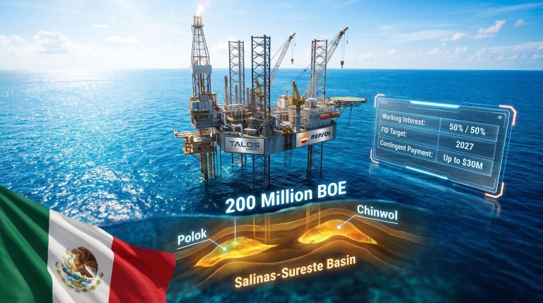 Talos Acquires 50% Stake in Repsol's Block 29