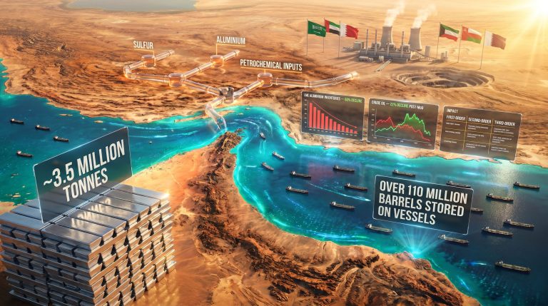 Mining exposure to Middle East conflict map