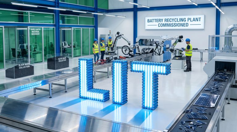 Livium Ltd-LIT-LIT battery recycling plant interior