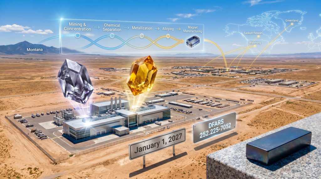 U.S. Army rare earth processing at Tooele Army Depot infographic