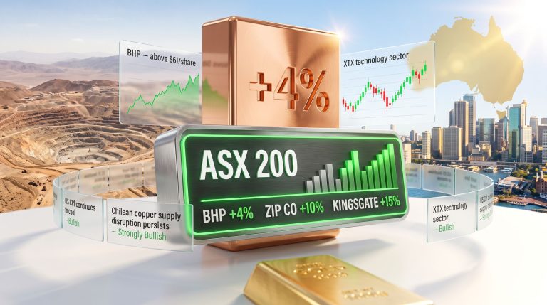 ASX today US bank earnings and CPI data boost Aussie mood along with BHP lifts ASX 200