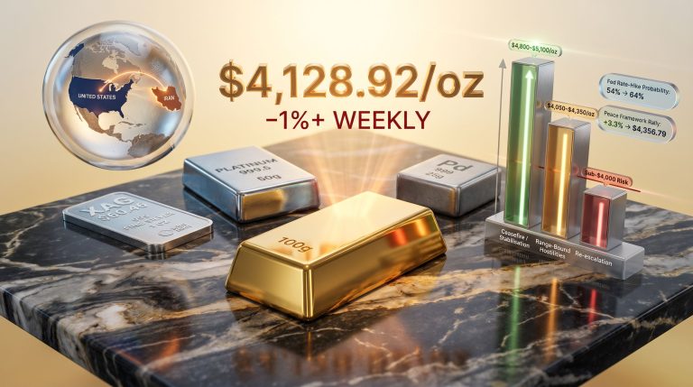 gold prices and U.S.-Iran tensions impact bullion