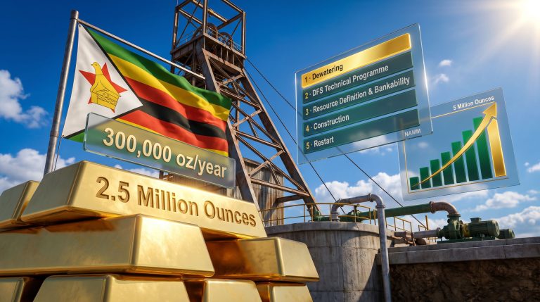 Redwing mine restart in Zimbabwe gold production plan