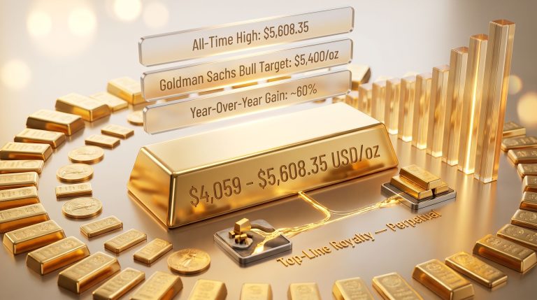 gold price new highs and Gold Royalty surge