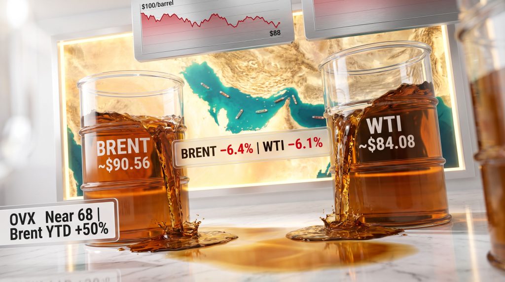 Brent & WTI Oil Prices Drop 5% on Iran De-Escalation