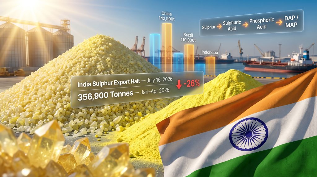 India Sulphur Export Halt: Global Fertiliser Impact