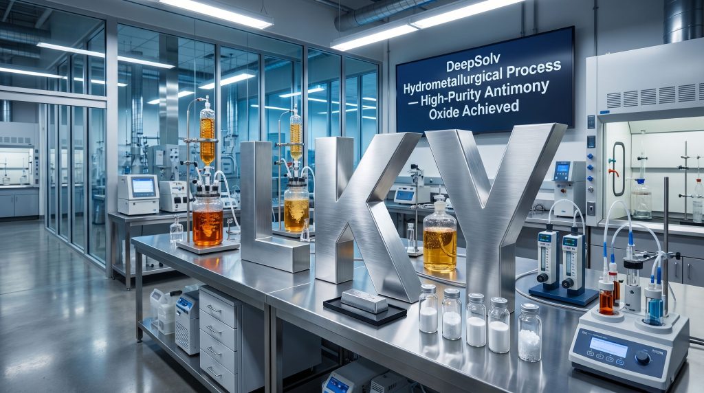 Locksley Resources Ltd-LKY-LKY hydrometallurgical antimony lab process