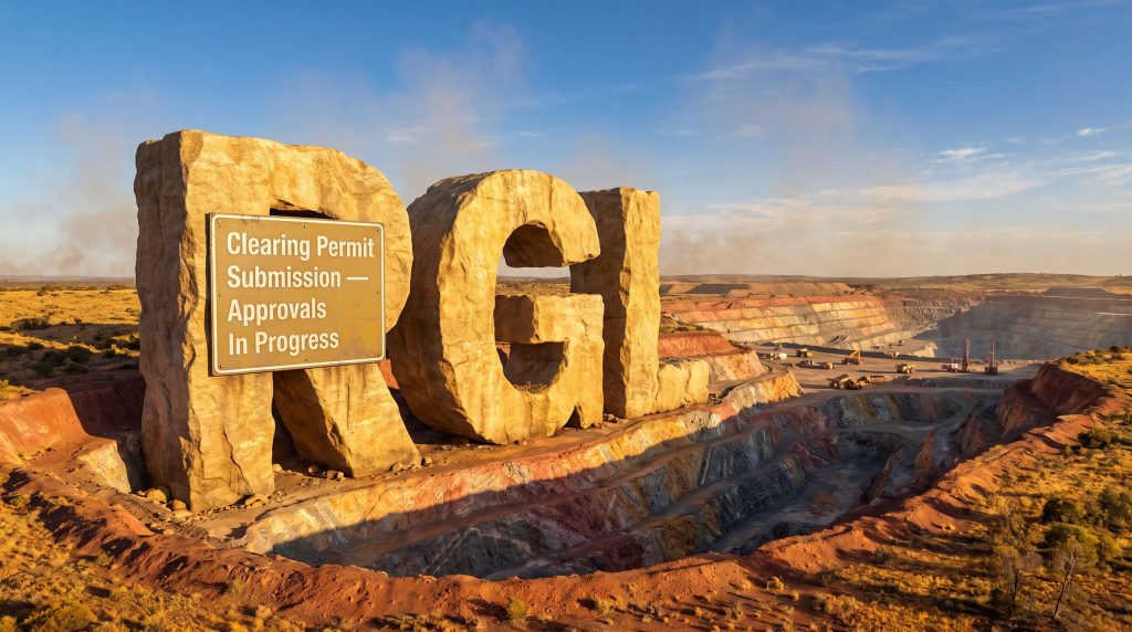 Riversgold Ltd-RGL-RGEI clearing permit submission at mine